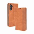 thumbnail image 1 of Dteck for Samsung Galaxy A13 5G Wallet Case, Premium Leather Flip Case RFID Blocking Credit Card Holder Folio Magnetic Stand TPU Interior Shockproof Cover, Brown, 1 of 5
