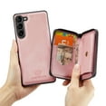 thumbnail image 1 of Dteck for Samsung Galaxy A14 5G Case with Magnetic Detachable Wallet Card Slots Holder Zipper Pocket PU Leather Protective Back Shell Phone Case for Samsung Galaxy A14 5G, Pink, 1 of 7