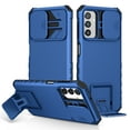 thumbnail image 1 of Dteck for Samsung Galaxy A14 5G Case with Slide Cover Camera Protector, Slim Hybrid Shockproof Rugged Cover with Built-in Kickstand for Samsung A14 5G,Navy, 1 of 7