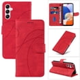 thumbnail image 1 of Dteck for Samsung Galaxy A14 5G Wallet Case, Premium PU Leather Flip Folio Card Holders Kickstand Book Folding Case with Detachable Wrist Strap Shockproof Protective Cover, red, 1 of 2
