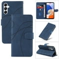 thumbnail image 1 of Dteck for Samsung Galaxy A14 5G Wallet Case, Premium PU Leather Flip Folio Card Holders Kickstand Book Folding Case with Detachable Wrist Strap Shockproof Protective Cover, darkblue, 1 of 2