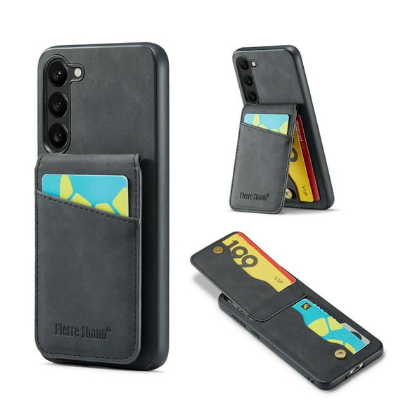 Dteck for Samsung Galaxy A14 5G Wallet Case for Women and Men ,PU Leather Flip Folio Phone Cover with Credit Card Holder Stand Compatible with Samsung Galaxy A14 5G,Black