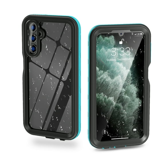 Dteck for Samsung Galaxy A15 5G Waterproof Case with Built-in Screen Protector - Rugged Full Body Underwater Dustproof Shockproof Drop Proof Protective Cover for Samsung Galaxy A15 5G,Blue
