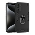 thumbnail image 1 of Dteck for Samsung Galaxy A15 Case with Finger Ring Holder Kickstand, Heavy Duty Hybrid Shockproof Rugged Protective Phone Cover for Galaxy A15 5G/4G, Black, 1 of 7