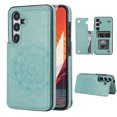thumbnail image 1 of Dteck for Samsung Galaxy A15 Case with Screen Protector, A15 Wallet Case with Card Holder, Flower Magnetic Back Flip Case for Women,Protective Case Phone Case for Samsung Galaxy A15 5G (2024),Green, 1 of 8