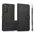 thumbnail image 1 of Dteck for Samsung Galaxy A15 Wallet Case with Wrist Strap, 2 IN 1 Premium PU Leather Magnetic Kickstand Shockproof Removable Flip Protective Cover for Samsung A15 5G,Black, 1 of 6