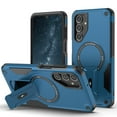 thumbnail image 1 of Dteck for Samsung Galaxy A16 5G Phone Case with Built-in Kickstand, for Galaxy A16 Magnetic Case Compatible with MagSafe, Heavy Duty Protection Shockproof Case for Samsung A16 5G,Blue, 1 of 7