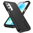 thumbnail image 1 of Dteck for Samsung Galaxy A16 5G Phone Case with Screen Protector Glass, Heavy Duty Military Grade Protection Full Body Phone Cover with Kickstand, Black, 1 of 7