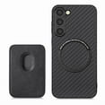 thumbnail image 1 of Dteck for Samsung Galaxy A16 5G Wallet Case with Detachable Card Holder Magnetic Slim Fiber Pattern Protection Fashion Protective Cover for Women Man, Black, 1 of 4