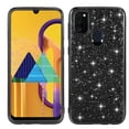 thumbnail image 1 of Dteck Samsung Galaxy A21S Case, Slim Lightweight Bling Glitter Sparkle Glossy TPU Soft Rubber Silicone Cover Phone Case For Samsung Galaxy A21s SM-A217, Black, 1 of 1