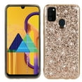 thumbnail image 1 of Dteck Samsung Galaxy A21S Case, Slim Lightweight Bling Glitter Sparkle Glossy TPU Soft Rubber Silicone Cover Phone Case For Samsung Galaxy A21s SM-A217, Gold, 1 of 1