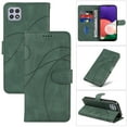 thumbnail image 1 of Dteck for Samsung Galaxy A22 5G Wallet Case, Premium PU Leather Flip Folio Card Holders Kickstand Book Folding Case with Detachable Wrist Strap Shockproof Protective Cover, green, 1 of 2