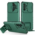 thumbnail image 1 of Dteck for Samsung Galaxy A23 5G Case with Stand Foldable Kickstand and Camera Cover, Slim Fit Hybrid Shockproof Rugged Case for Samsung Galaxy A23,Green, 1 of 7
