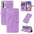 thumbnail image 1 of Dteck for Samsung Galaxy A23 Wallet Case, Premium PU Leather Flip Folio Card Holders Kickstand Book Folding Case with Detachable Wrist Strap Shockproof Protective Cover, purple, 1 of 2