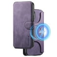 thumbnail image 1 of Dteck for Samsung Galaxy A25 5G Wallet Case with RFID Blocking Credit Card Holder, Magnetic Detachable PU Leather Folio Flip Kickstand Shockproof Cover Women Men for Samsung A25 5G,Purple, 1 of 8