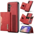 thumbnail image 1 of Dteck for Samsung Galaxy A34 5G Magnetic Case, Retro PU Leather Wallet Case Detachable with Trifold Wallet Cash Slot Credit Cards Holder Pocket, deeppurple, 1 of 8