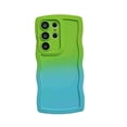 thumbnail image 1 of Dteck for Samsung Galaxy A34 5G Phone Case, Cute Gradient Color Curly Wave Frame Camera Lens Cover Protective Shockproof Bumper Soft Silicone Phone Cover, A, 1 of 6