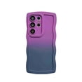 thumbnail image 1 of Dteck for Samsung Galaxy A34 5G Phone Case, Cute Gradient Color Curly Wave Frame Camera Lens Cover Protective Shockproof Bumper Soft Silicone Phone Cover, D, 1 of 6
