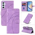 thumbnail image 1 of Dteck for Samsung Galaxy A34 5G Wallet Case, Premium PU Leather Flip Folio Card Holders Kickstand Book Folding Case with Detachable Wrist Strap Shockproof Protective Cover, purple, 1 of 2