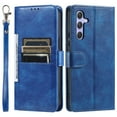 thumbnail image 1 of Dteck for Samsung Galaxy A35 Case, Galaxy A35 5G Phone Case Wallet for Women Men with 6 Card Slots, PU Leather Magnetic Flip Wallet Phone Case with Wrist Strap for Samsung Galaxy A35 5G,Blue, 1 of 4