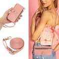 thumbnail image 1 of Dteck for Samsung Galaxy A50 Wallet Case, Magnetic 9 Card Slots Removable Adjustable Crossbody Lanyard Shoulder Strap Wristlet Zipper PU Leather Folio Case,Pink, 1 of 5