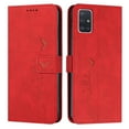 thumbnail image 1 of Dteck for Samsung Galaxy A51 4G 6.5" Flip Wallet Case, PU Leather Magnetic Clasp Case with Card Slot Kickstand & Wrist Strap Shockproof Protective Case for Samsung A51 Women Men, Red, 1 of 7