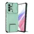 thumbnail image 1 of Dteck for Samsung Galaxy A52 5G Case with Screen Protector, Slide Camera Protector Phone Case with Built-in Stand Shockproof Rugged Bumper for Samsung Galaxy A52 5G,Mint, 1 of 7