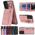 thumbnail image 1 of Dteck for Samsung Galaxy A53 5G Case with Card Holder,RFID Blocking PU Leather Galaxy A53 5G Wallet Case with Ring Kickstand,Magnetic Back Flip Case Slim Phone Cover for Samsung Galaxy A53 5G,Pink, 1 of 8
