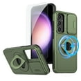 thumbnail image 1 of Dteck for Samsung Galaxy A54 5G Case with Screen Protector & Camera Cover Slide Design, Ring Stand A54 5G Magnetic Case Compatible with MagSafe,Military-Grade Phone Case for Samsung A54 5G,Olive, 1 of 6