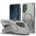 thumbnail image 1 of Dteck for Samsung Galaxy A54 5G Phone Case with Built-in Kickstand, for Galaxy A54 Magnetic Case Compatible with MagSafe, Heavy Duty Protection Shockproof Case for Samsung A54 5G,Gray, 1 of 7
