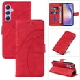 thumbnail image 1 of Dteck for Samsung Galaxy A54 5G Wallet Case, Premium PU Leather Flip Folio Card Holders Kickstand Book Folding Case with Detachable Wrist Strap Shockproof Protective Cover, red, 1 of 2