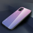 thumbnail image 1 of Dteck For Samsung Galaxy A71 4G (6.7-inch) Shockproof Luxury Tempered Glass Back Soft TPU Border Bumper Phone Case Slim Cover (without Screen Protector),Purple, 1 of 1