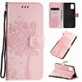 thumbnail image 1 of Dteck Samsung Galaxy A71 4G (Not for 5G Version) Case Cat Tree Pattern PU Leather Flip Cover Wallet Stand with Card/Cash Slots Packet Wrist Strap Magnetic Clasp, rosegold, 1 of 1