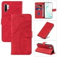 thumbnail image 1 of Dteck for Samsung Galaxy Note 10 Wallet Case, Premium PU Leather Flip Folio Card Holders Kickstand Book Folding Case with Detachable Wrist Strap Shockproof Protective Cover, red, 1 of 1