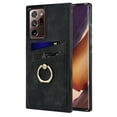 thumbnail image 1 of Dteck for Samsung Galaxy Note 20 Ultra Case with Credit Card Holder Slots & Ring Stand Kickstand PU Leather and Soft TPU Shockproof Slim Fit Protective Phone Cover,Black, 1 of 8