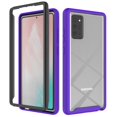 thumbnail image 1 of Dteck Samsung Galaxy Note20 Case, Hybrid Shockproof Silicone Rubber Bumper Anti-Slip Case Hard PC Clear Back Cover For Samsung Galaxy Note 20, Purple, 1 of 1