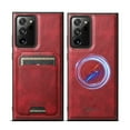 thumbnail image 1 of Dteck for Samsung Galaxy Note20 Ultra Case, Compatible with MagSafe, Galaxy Note 20 Ultra Magnetic Phone Case with Detachable Card Wallet for Women Men,Red, 1 of 4