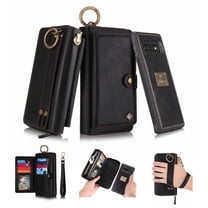 Dteck Samsung Galaxy S10 Case,Multifunction Premium PU Leather Card Slot Wallet Cover For Samsung Galaxy S10 ,Black