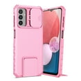 thumbnail image 1 of Dteck for Samsung Galaxy S20 FE Case with Screen Protector, Slide Camera Protector Phone Case with Built-in Stand Shockproof Rugged Bumper for Samsung Galaxy S20 FE,Pink, 1 of 7