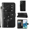 thumbnail image 1 of Dteck for Samsung Galaxy S20 Plus 6.7 Inch Wallet Case, Luxury PU Leather Shockproof Protective Shining Diamond Card Slots Holder Flip Case with Kickstand Magnetic Clasp Bracket Phone Cover,Black, 1 of 10