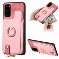 thumbnail image 1 of Dteck for Samsung Galaxy S20 Plus Wallet Card Case, Shockproof with Card Holders Flip Premium PU Leather Card Slots with 360°Rotation Ring Stand Protective Phone Cover, pink, 1 of 8
