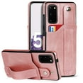 thumbnail image 1 of Dteck for Samsung Galaxy S20 Plus Wallet Card Case, Shockproof Premium PU Leather Soft TPU Business Cover with Wrist Strap Kickstand Flip Stand Protection Case, rosegold, 1 of 7