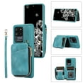 thumbnail image 1 of Dteck for Samsung Galaxy S20 Plus Zipper Wallet Case, Magnetic Clasp Zipper Purse PU Leather Wallet Case with Credit Card Slot Holder Back Flip Cover, green, 1 of 7
