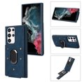 thumbnail image 1 of Dteck for Samsung Galaxy S20 Ultra Wallet Case, Shockproof Heavy Duty Flip PU Leather Ring Kickstand Card Holder Anti-Scratch Soft Protective Cover, blue, 1 of 5