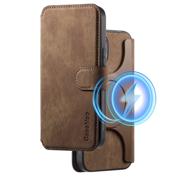 Dteck for Samsung Galaxy S20 Wallet Case with RFID Blocking Credit Card Holder, Magnetic Detachable PU Leather Folio Flip Kickstand Shockproof Cover Women Men for Samsung S20,Brown