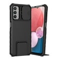 thumbnail image 1 of Dteck for Samsung Galaxy S21 Case with Screen Protector, Slide Camera Protector Phone Case with Built-in Stand Shockproof Rugged Bumper for Samsung Galaxy S21,Black, 1 of 7