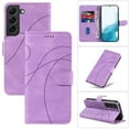 thumbnail image 1 of Dteck for Samsung Galaxy S21 FE Wallet Case, Premium PU Leather Flip Folio Card Holders Kickstand Book Folding Case with Detachable Wrist Strap Shockproof Protective Cover, purple, 1 of 1