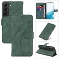 thumbnail image 1 of Dteck for Samsung Galaxy S21 FE Wallet Case, Premium PU Leather Flip Folio Card Holders Kickstand Book Folding Case with Detachable Wrist Strap Shockproof Protective Cover, green, 1 of 1