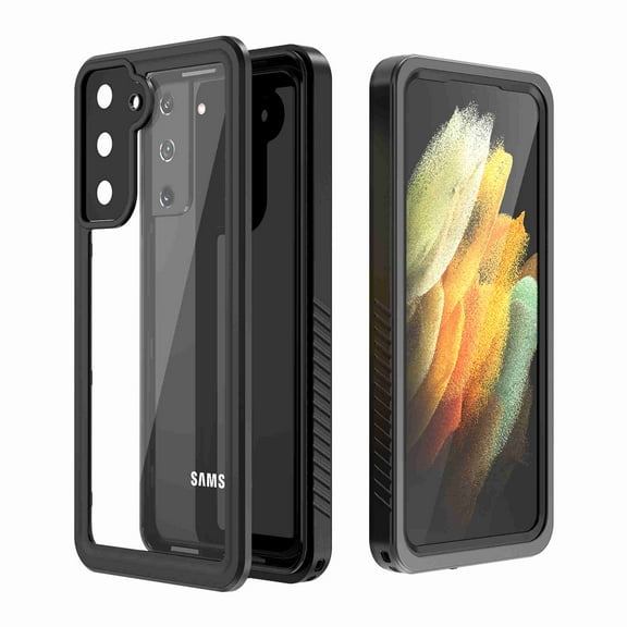 Dteck For Samsung Galaxy S21 Plus Case Waterproof, Built-in Screen Protector Dustproof Shockproof 360 Full Body Protective IP68 Waterproof Daily-Use Case for Galaxy S21+ (6.7 inch)