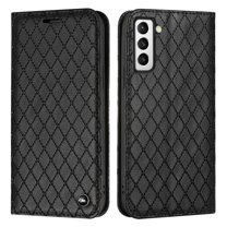 Dteck for Samsung Galaxy S21 Plus Flip Wallet Case, PU Leather Case with Cart Slot and Kickstand Shockproof Protective Case for Samsung Galaxy S21 Plus 6.7" 2021 Women Men, Black